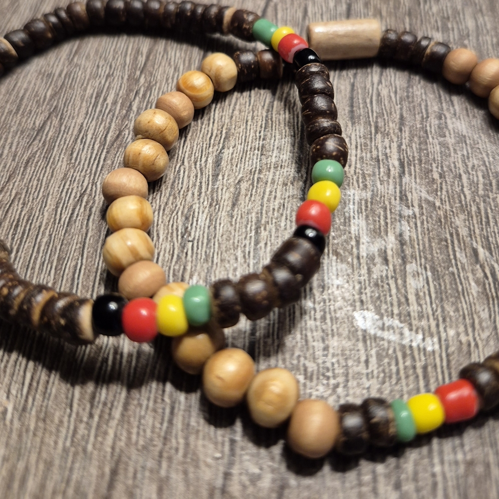 His/Hers Handmade Set Of Tibetan And Cut Coconut Shell Braclets!